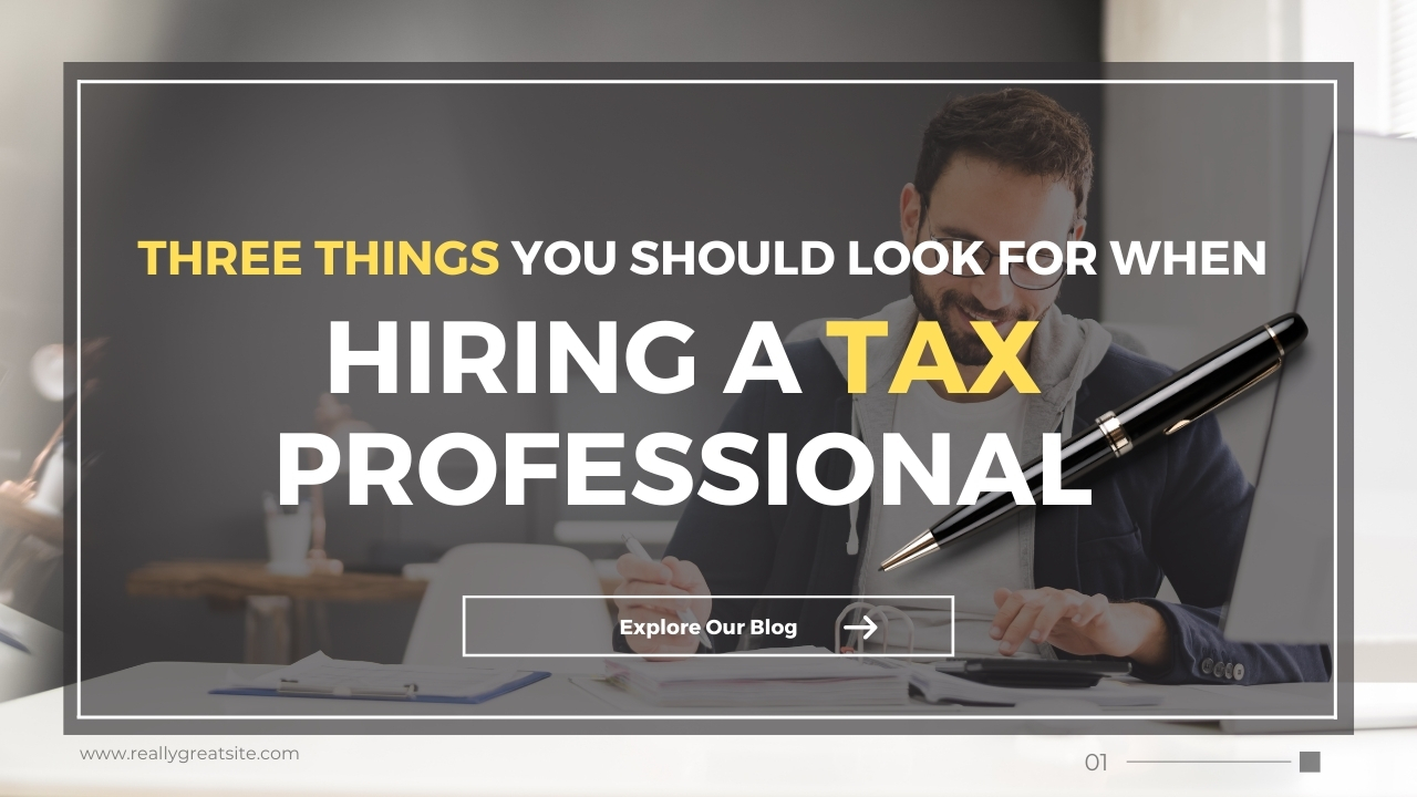 Hiring a Tax Professional