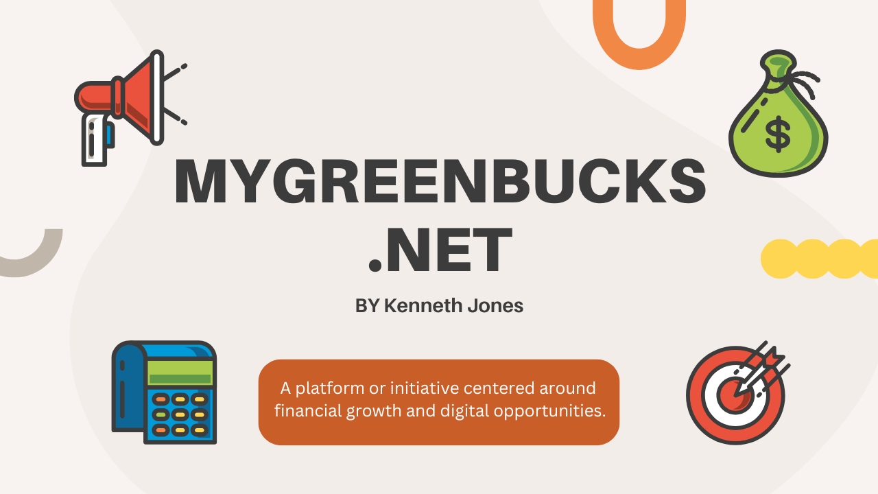 mygreenbucks kenneth jones